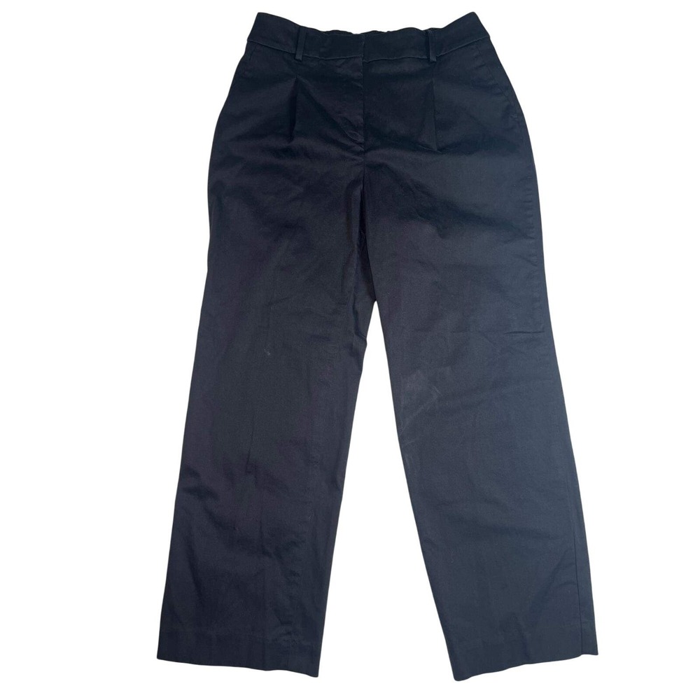 Talbots Bristol Pant Women's‎ Size 8 Black Cotton Blend Career Casual